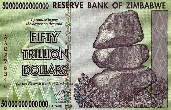 Za biliony u se v Zimbabwe bn nenakupuje. Nyní tam naopak zboí stojí...