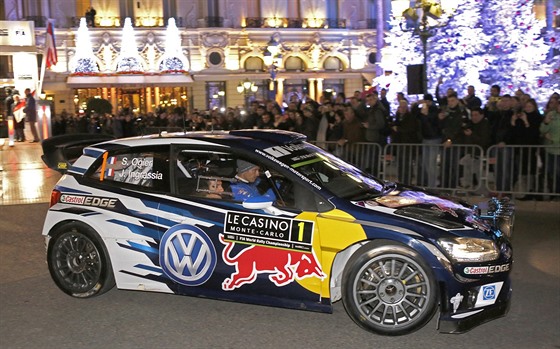 Sebastien Ogier bhem Rallye Monte Carlo