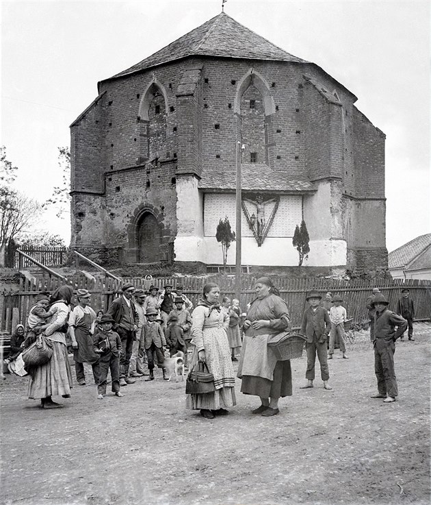 Kaple sv. Kíe v Opav na snímku kolem roku 1888