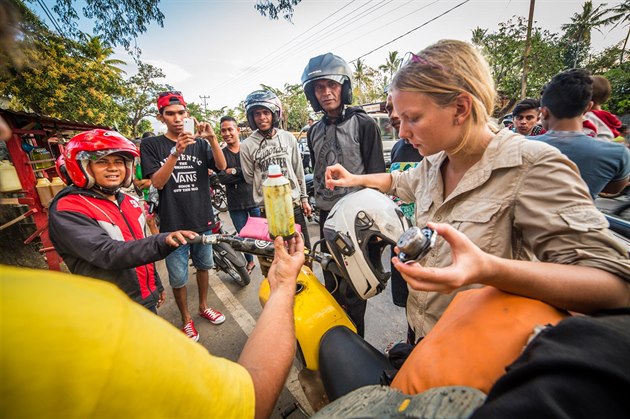 Dominika Gawliczková na cest Austrálií a Indonésií.