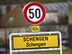 Lucembursk vesnice Schengen, kdy byla v roce 1985 podepsna evropsk dohoda o...
