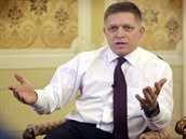 Slovenský premiér Robert Fico při rozhovoru pro MF DNES Slovenský premiér Robert Fico při rozhovoru pro MF DNES