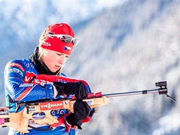 Barbora Tomeov na stelnici v italsk Anterselv