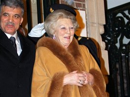 Nizozemská královna Beatrix (Amsterdam, 18. dubna 2012)