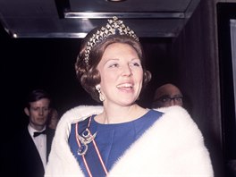 Nizozemská královna Beatrix jet coby korunní princezna (Londýn, 15. ervna...