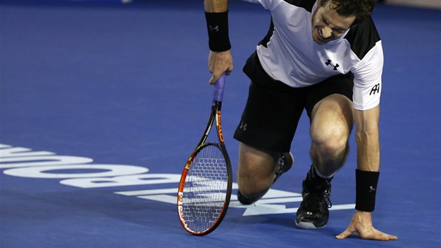 Britsk tenista Andy Murray hraje v semifinle Australian Open.