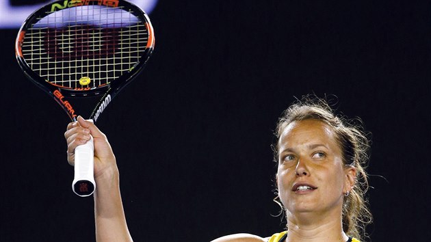 esk tenistka Barbora Strcov zdrav divky po postupu do osmifinle Australian Open.