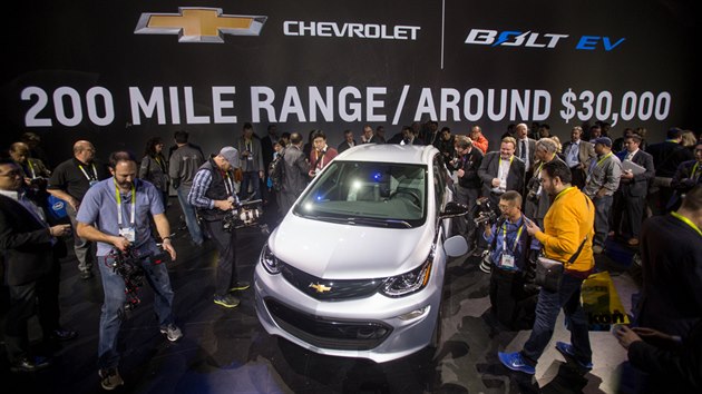 Premira Chevroletu Bolt na veletrhu CES v Las Vegas