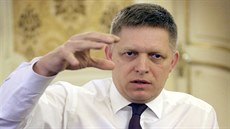 Slovenský premiér Robert Fico při rozhovoru pro MF DNES Slovenský premiér Robert Fico při rozhovoru pro MF DNES