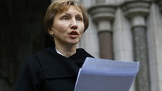 Marina Litvinnková, vdova po zavradném bývalém ruském agentovi Alexandru...