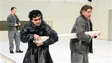 V opeře Jižní pól ztvárňuje Roberta Scotta tenorista Roberto Villazón a Roalda... V opeře Jižní pól ztvárňuje Roberta Scotta tenorista Roberto Villazón a Roalda...