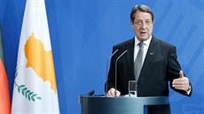 Kyperský prezident Nikos Anastasiadis Kyperský prezident Nikos Anastasiadis