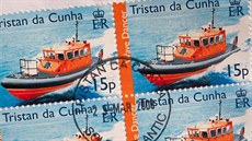 Ostrov Tristan da Cunha má vlastní poštovní známky. Tisknou se ve Velké... Ostrov Tristan da Cunha má vlastní poštovní známky. Tisknou se ve Velké...