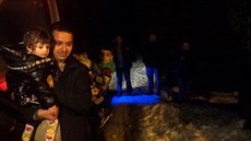 Uprchlíci dorazili do ubytovny na Okrouhlíku nedaleko íova na Jihlavsku