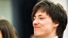 Pražský zastupitel Matěj Stropnický na volebním sjezdu Strany zelených před... Pražský zastupitel Matěj Stropnický na volebním sjezdu Strany zelených před...