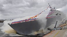 Kest válené lodi USS Fort Worth (prosinec 2010)