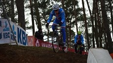 Junioři během tréninku na světový šampionát v Heusden-Zolderu. Junioři během tréninku na světový šampionát v Heusden-Zolderu.