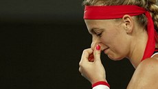 NEDAÍ SE. Petra Kvitová ve druhém kole Australian Open.