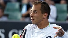 ABSOLUTNÍ ZAUJETÍ. Luká Rosol ve druhém kole Australian Open.