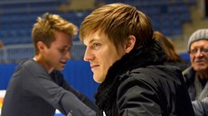Tomáš Verner a na opzadí Michal Březina na mistrovství Evropy v Bratislavě Tomáš Verner a na opzadí Michal Březina na mistrovství Evropy v Bratislavě
