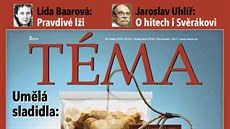 Titulka týdeníku Téma Titulka týdeníku Téma