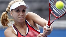 Německá tenistka Sabine Lisická v duelu s Denisou Allertovou. Německá tenistka Sabine Lisická v duelu s Denisou Allertovou.