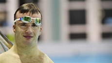 Handicapovaný závodní plavec Arnošt Petráček Handicapovaný závodní plavec Arnošt Petráček