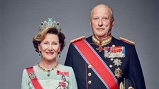 Norský král Harald V. a královna Sonja (2016)