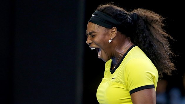 Serena Williamsov po povedenm deru ve finle Australian Open