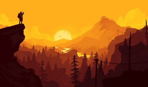 Dalí ilustraní obrázek k Firewatch