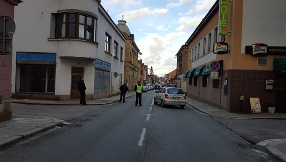 Policisté vyetují vradu estadvacetiletého Poláka v Novém Bydov (1.2.2015).