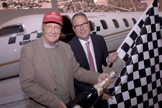 Niki Lauda kupuje stroj Bombardier Global 7000.