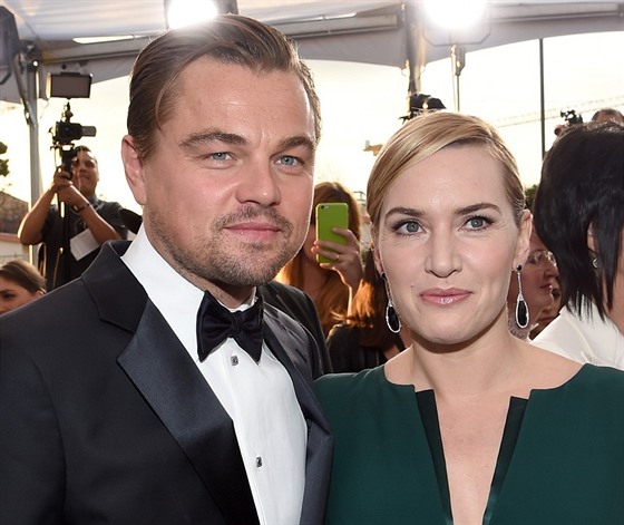 Leonardo DiCaprio a Kate Winsletová (Los Angeles, 30. ledna 2016)