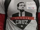 Fanouek republikánského kandidáta Teda Cruze na mítinku v Iow (2. února 2016).