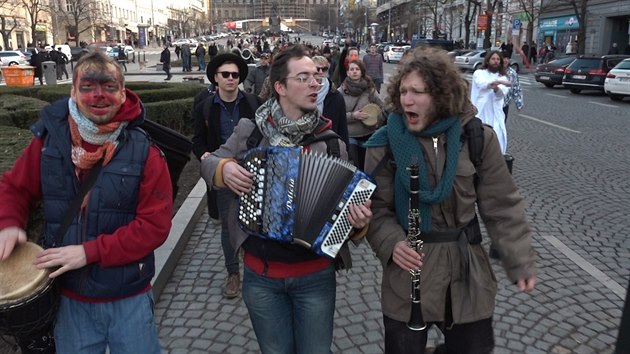 Alegorick prvod busking