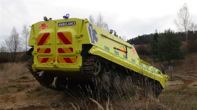 Sanitní speciál postavený z bojového vozidla pěchoty (BVP)