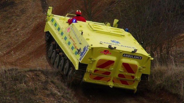 Sanitní speciál postavený z bojového vozidla pěchoty (BVP)