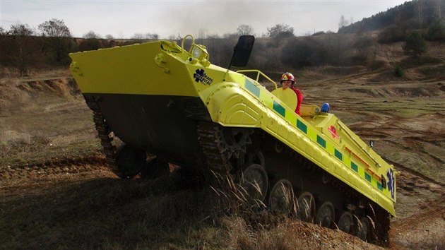 Sanitní speciál postavený z bojového vozidla pěchoty (BVP)