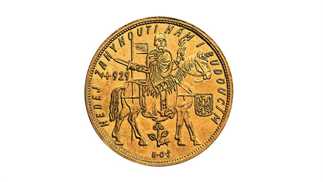 eskoslovensk zlat svatovclavsk dukty z let 1937 a 1939. Cena se bl dvma milionm korun za kus. Nebyly bnm obivem.