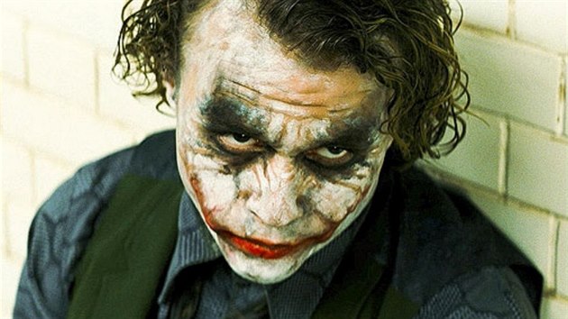 Heath Ledger jako Joker ve filmu Temn ryt (2008)