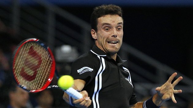 Roberto Bautista Agut ve finle turnaje v Sofii.