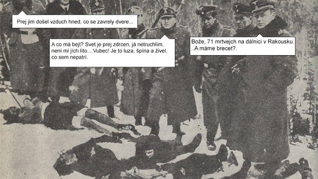 Pklad fotografi z obdob Tet e s komenti ze souasnosti zveejnn na internetu v rmci kampan Freikorps Tschechien.