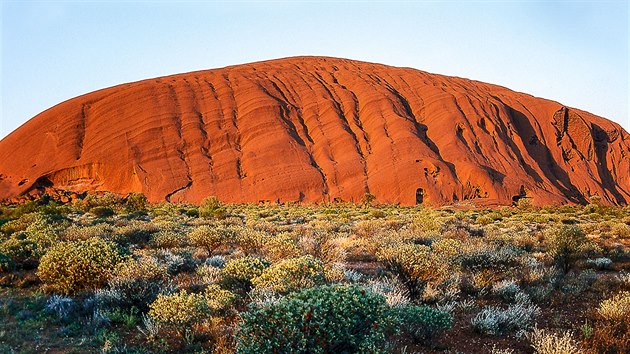 Ayers Rock neboli Uluru je nejvtm skalnm monolitem svta.