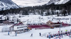 BIATLONOVÝ AREÁL V CANMORE. Od čtvrtka zde budou závodit i čeští reprezentanti.... BIATLONOVÝ AREÁL V CANMORE. Od čtvrtka zde budou závodit i čeští reprezentanti....