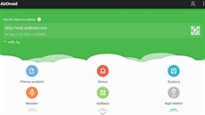 AirDroid je bezkonkurenní aplikace na ovládání tabletu s Androidem z PC.