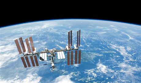 Lo vezla zásoby pro mezinárodní stanici ISS. (ilustraní snímek)