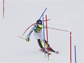 Mikaela Shiffrinov se proplt brankami ve slalomu v Crans Montan.