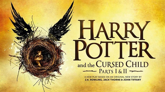 Oficiln plakt ke he a knize Harry Potter and the Cursed Child