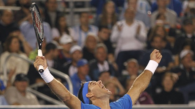 VTZN NVRAT. Juan Martn del Potro na turnaji v Delray Beach.