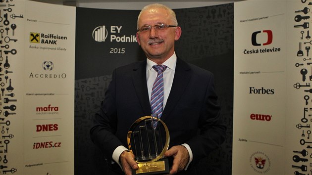 Rudolf Gregoica, spolumajitel bolatick firmy Lanex a.s., byl zvolen jako Podnikatel roku 2015 Moravskoslezskho kraje.